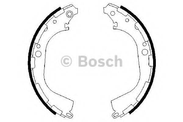 BOSCH 0986487464 Комплект гальмівних колодок