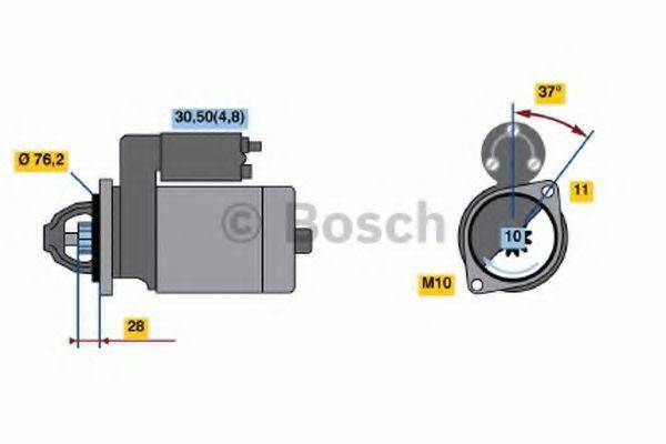 BOSCH 0001109258 Стартер