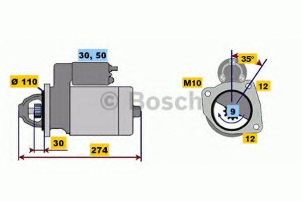 BOSCH 0001218174 Стартер