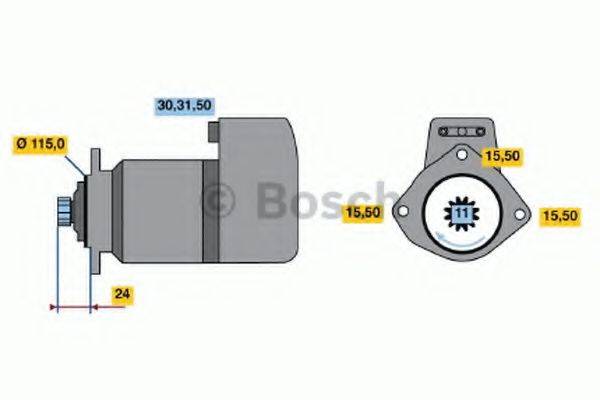 BOSCH 0001417064 Стартер
