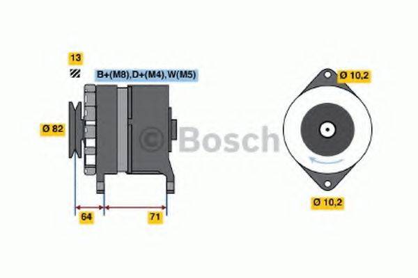 BOSCH 0120468116 Генератор