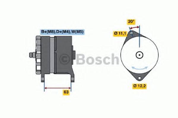 BOSCH 0120469113 Генератор