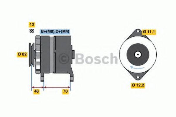 BOSCH 0120488252 Генератор