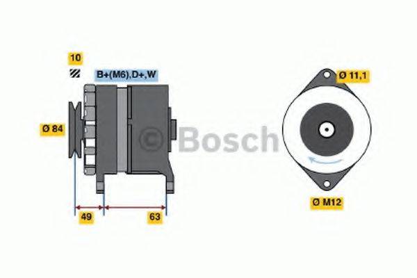 BOSCH 0120488284 Генератор