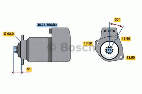 BOSCH 0986018420 Стартер