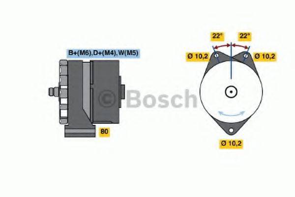 BOSCH 0986033820 Генератор