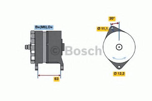 BOSCH 0986034420 Генератор