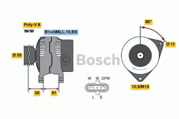BOSCH 0986045160 Генератор