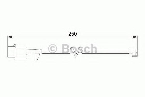 BOSCH 1987474574 Сигналізатор, знос гальмівних колодок