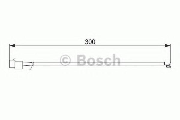 BOSCH 1987474576 Сигналізатор, знос гальмівних колодок