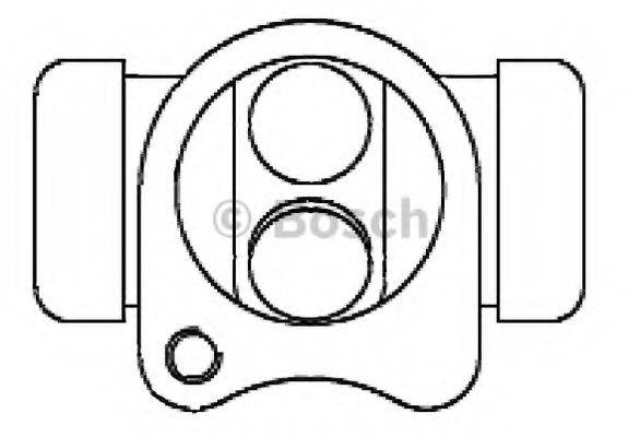 BOSCH F026002345 Колісний гальмівний циліндр