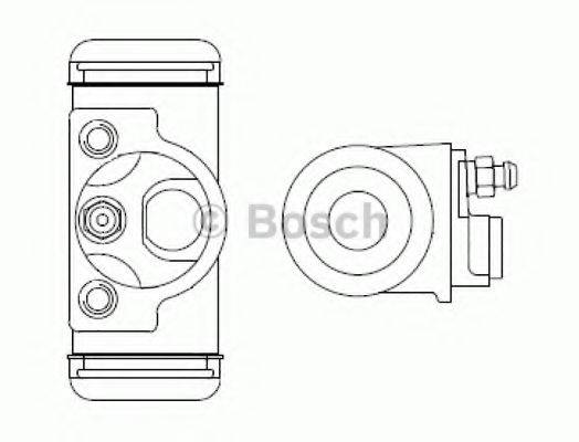 BOSCH F026002372 Колісний гальмівний циліндр