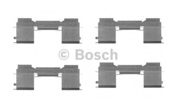 BOSCH 1987474711 Комплектуючі, колодки дискового гальма