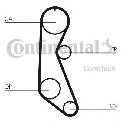 CONTITECH CT816 Ремінь ГРМ