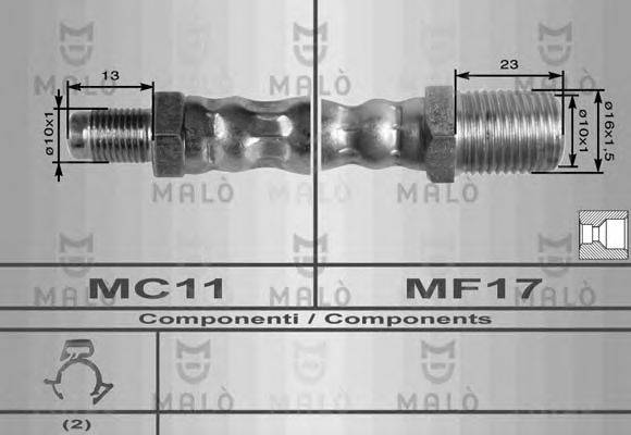 MALO 8623 Гальмівний шланг