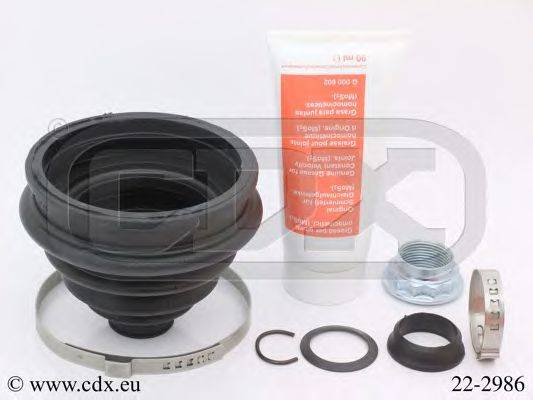 CDX 222986 Комплект пильника, приводний вал