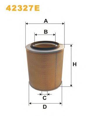 WIX FILTERS 42327E Повітряний фільтр