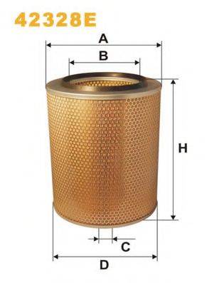 WIX FILTERS 42328E Повітряний фільтр