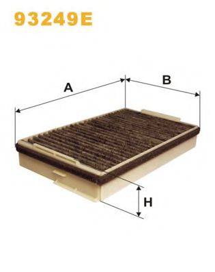 WIX FILTERS 93249E Фільтр, повітря у внутрішньому просторі