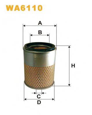 WIX FILTERS WA6110 Повітряний фільтр
