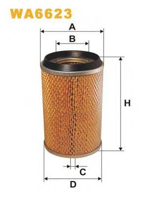 WIX FILTERS WA6623 Повітряний фільтр