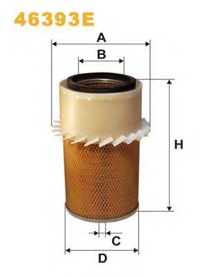 WIX FILTERS 46393E Повітряний фільтр