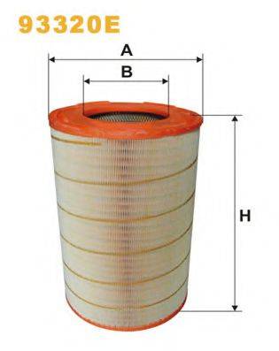 WIX FILTERS 93320E Повітряний фільтр