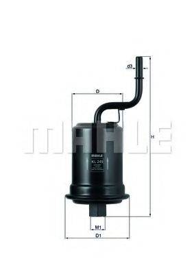 KNECHT KL245 Паливний фільтр