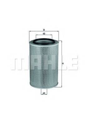 KNECHT LX345 Повітряний фільтр