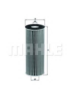 KNECHT OX133D Масляний фільтр