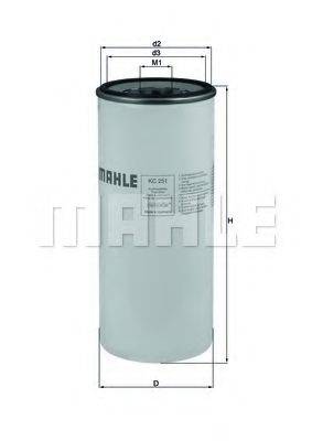 KNECHT KC251 Паливний фільтр