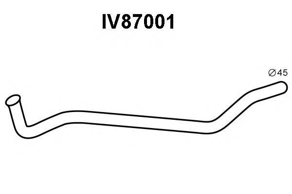 VENEPORTE IV87001 Труба вихлопного газу