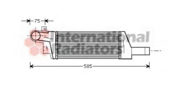 VAN WEZEL 37004322 Інтеркулер