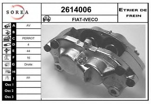EAI 2614006 Гальмівний супорт