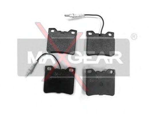 MAXGEAR 190412 Комплект гальмівних колодок, дискове гальмо