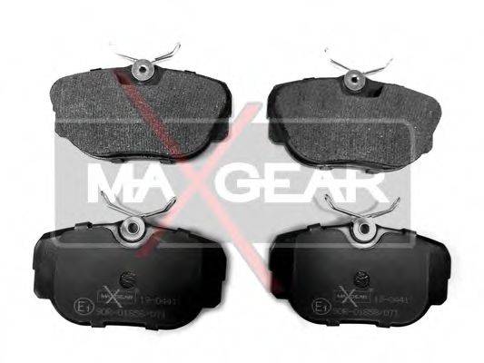 MAXGEAR 190441 Комплект гальмівних колодок, дискове гальмо