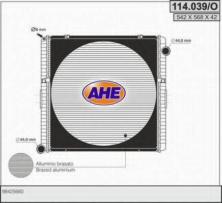 AHE 114039O Радіатор, охолодження двигуна