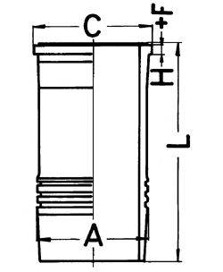 KOLBENSCHMIDT 89900110 Гільза циліндра