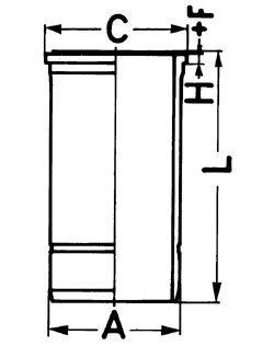 KOLBENSCHMIDT 89878110 Гільза циліндра
