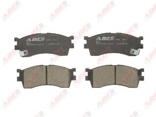 ABE C10303ABE Комплект гальмівних колодок, дискове гальмо