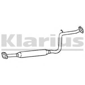 KLARIUS 260703 Середній глушник вихлопних газів
