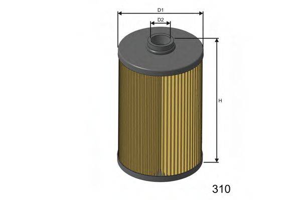 MISFAT F645 Паливний фільтр