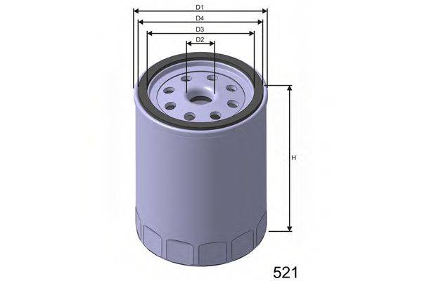 MISFAT Z178 Масляний фільтр