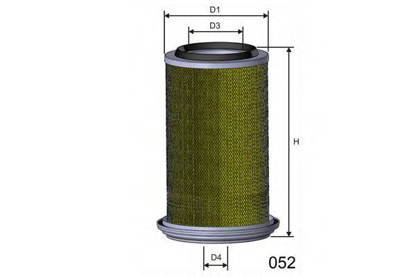 MISFAT R850 Повітряний фільтр