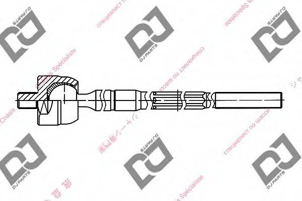 DJ PARTS DR1056 Осьовий шарнір, рульова тяга
