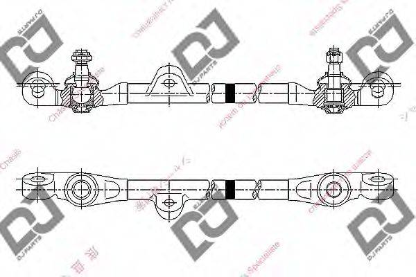 DJ PARTS DC1013 Поздовжня рульова тяга