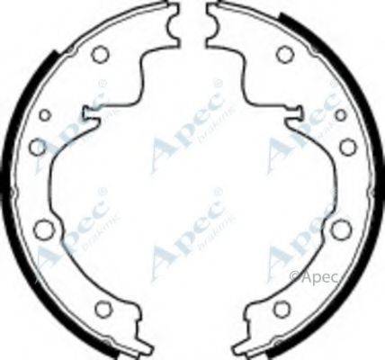 APEC BRAKING SHU377 Гальмівні колодки
