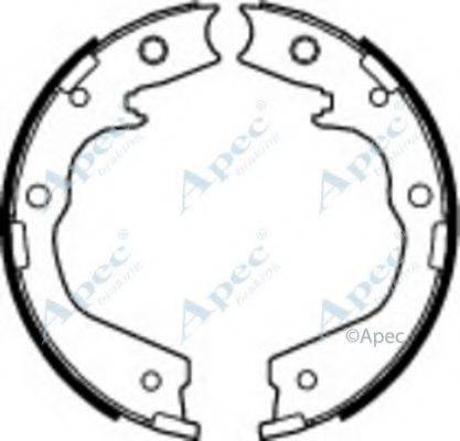 APEC BRAKING SHU742 Гальмівні колодки