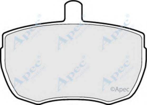 APEC BRAKING PAD61 Комплект гальмівних колодок, дискове гальмо