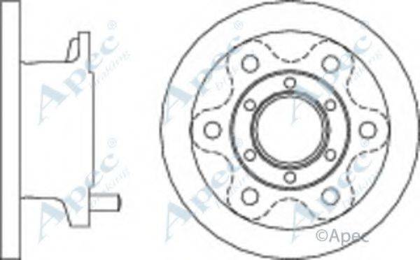 APEC BRAKING DSK2575 гальмівний диск